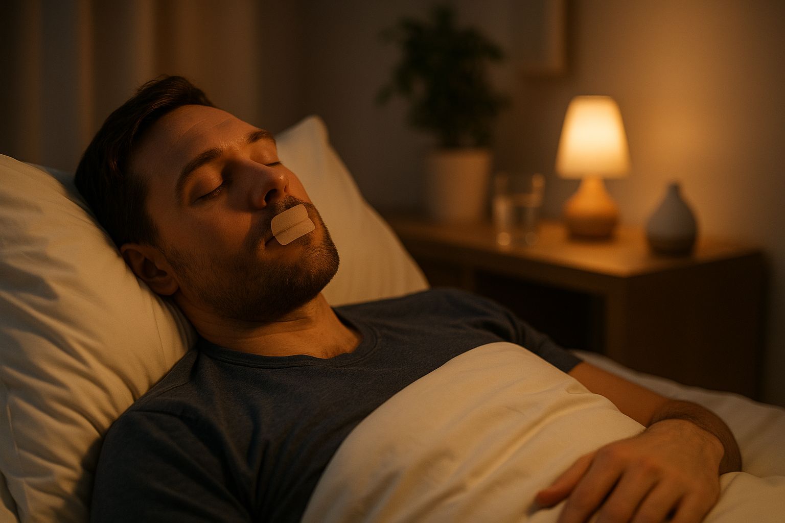 Mundtaping: Der Schlüssel zu besserem Schlaf und optimaler Nasenatmung