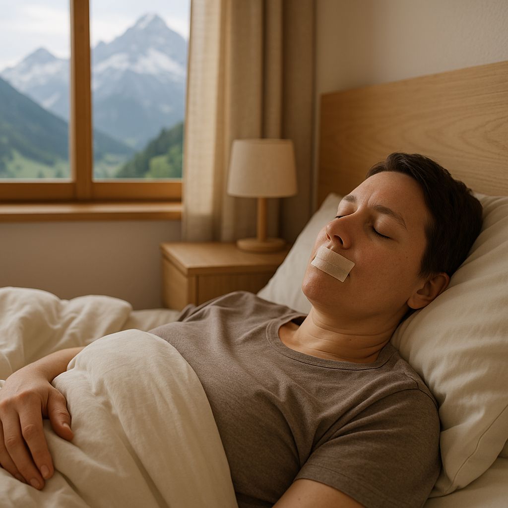 Mundtaping für besseren Schlaf: Wissenschaft und Praxis für die Schweiz