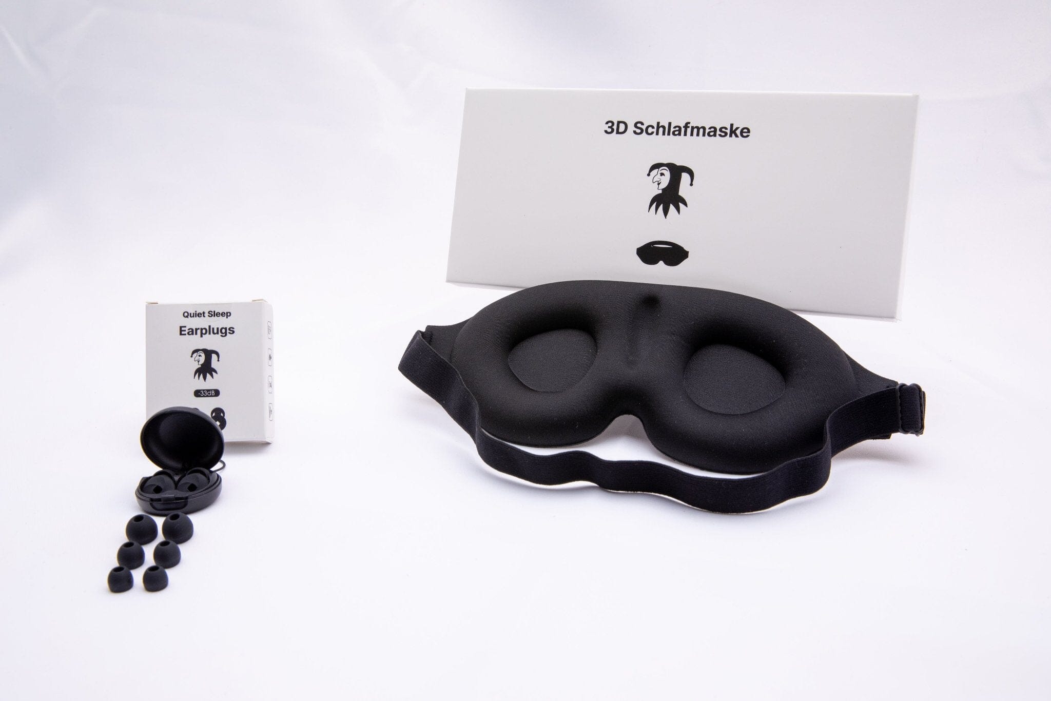 Black Bundle - Schlafmaske & Earplugs Black Ueli Sleep