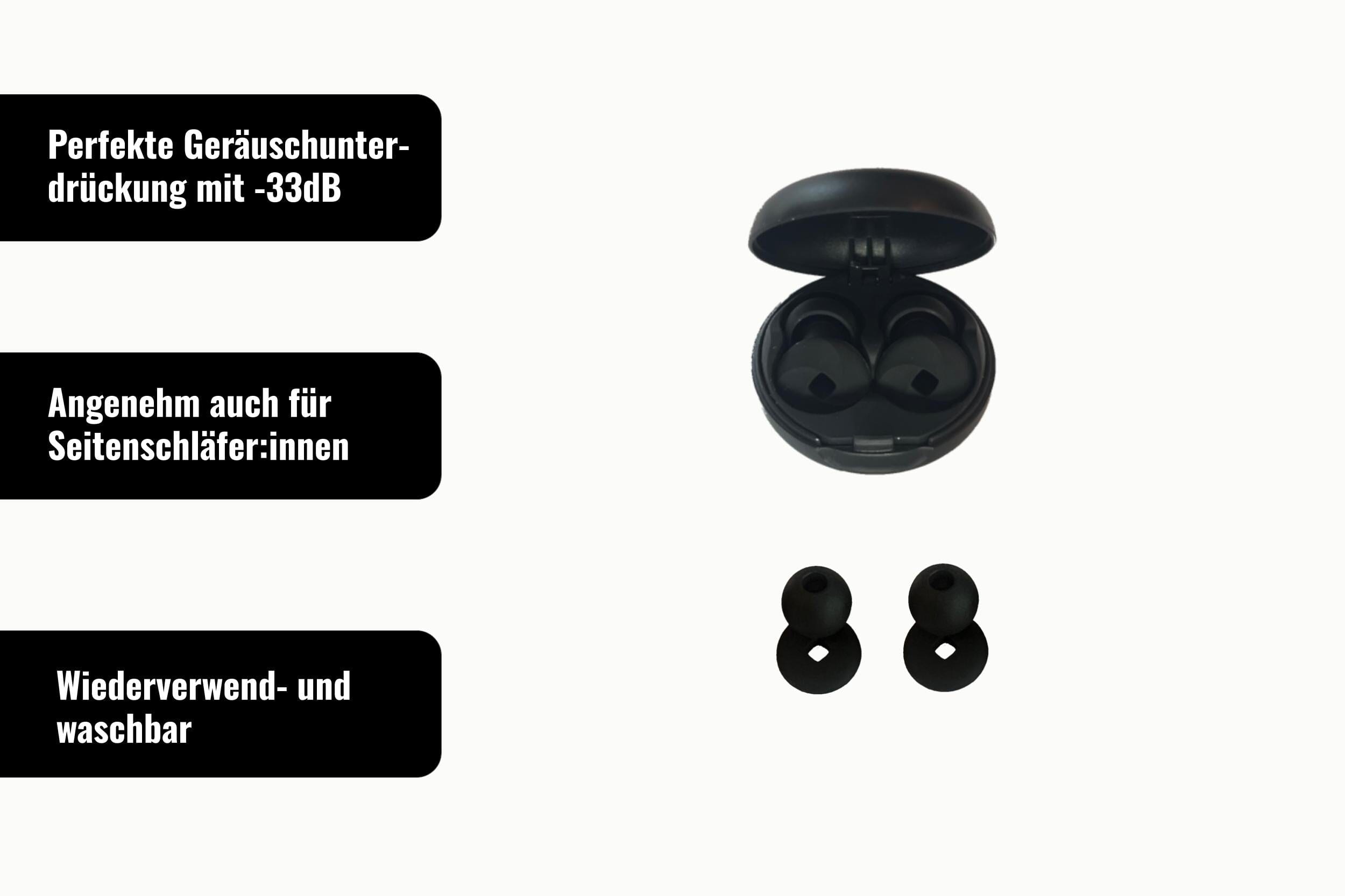 Black Ueli Earplugs Black Ueli Sleep